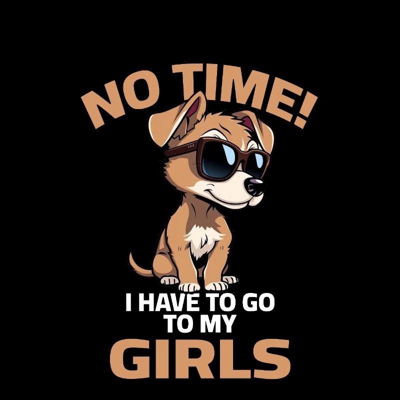 Chien Disant Filles Pas de Temps Pas de Temps Éleveur