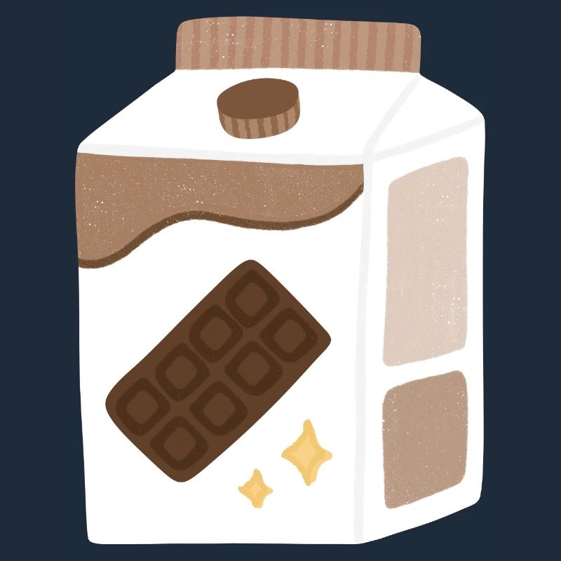 Schokoladen-Milchkarton