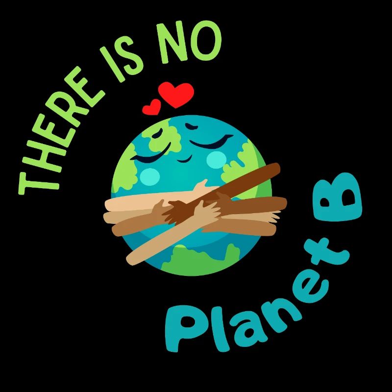 There is no Planet B – ecological graphics with the Earth
