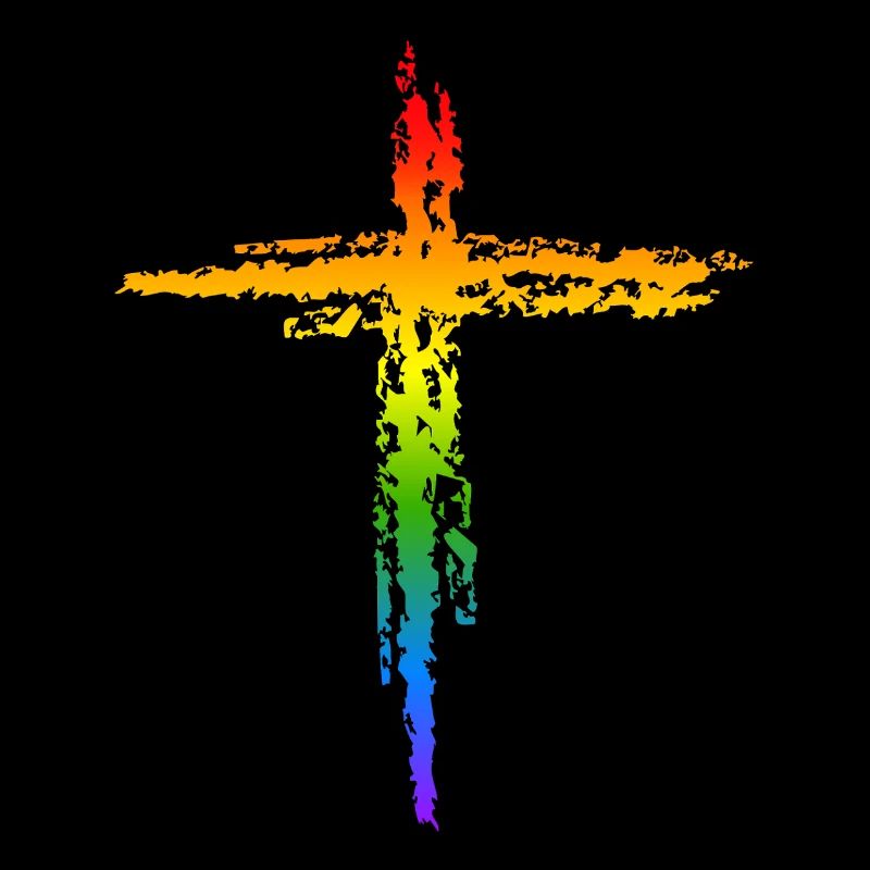 Regenbogen Kreuz 