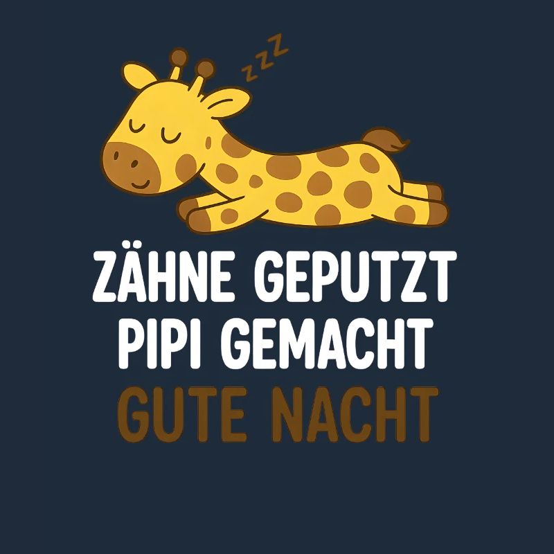 Sleeping Giraffe Good Night