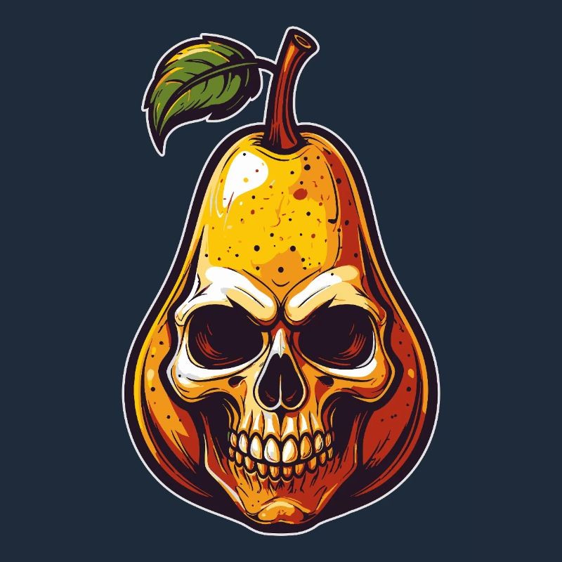 Birnen Skull Comic Style