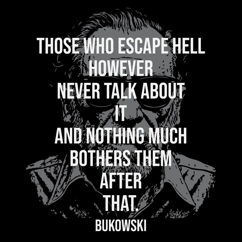 Gritty Bukowski Portrait Tee