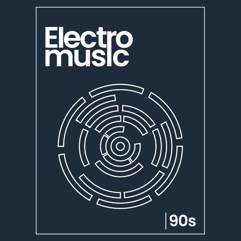 Electro Maze 90er Techno Tee