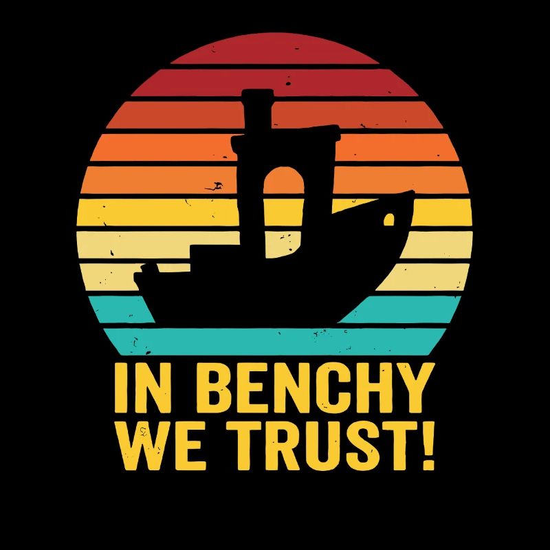 En Benchy, nous avons confiance – Design rétro d’impression 3D