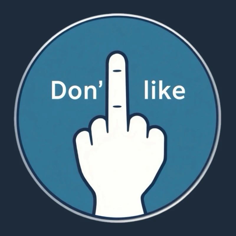 Nein Danke Mittelfinger Design