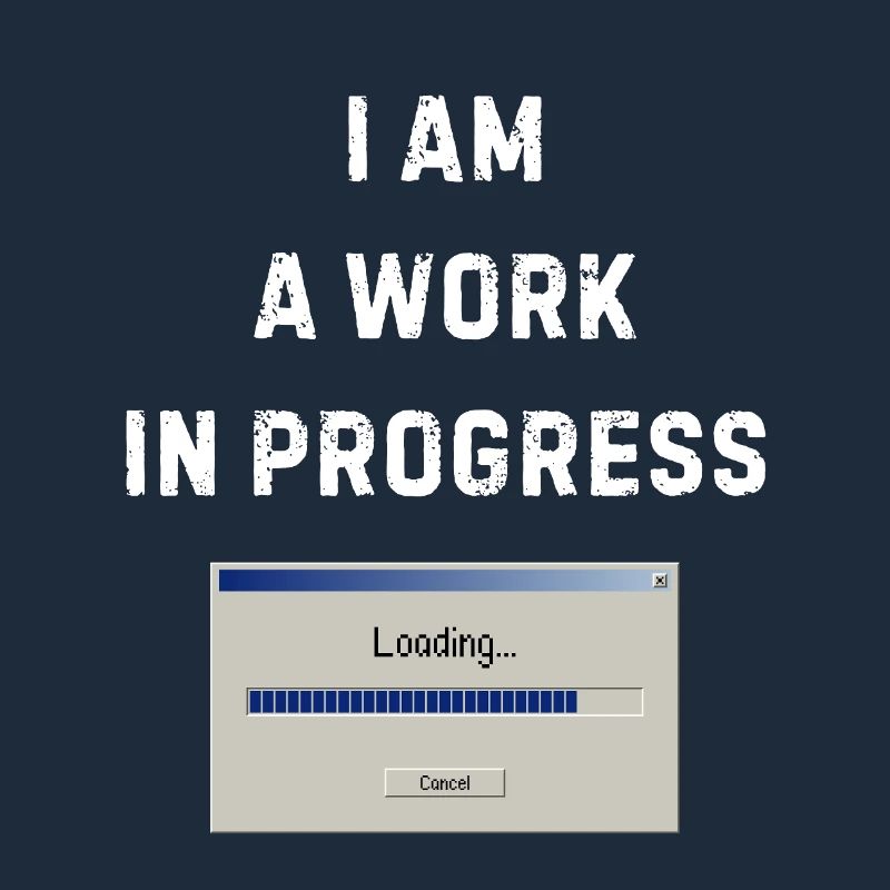 Work in progress – Loading bar - Travail bureau