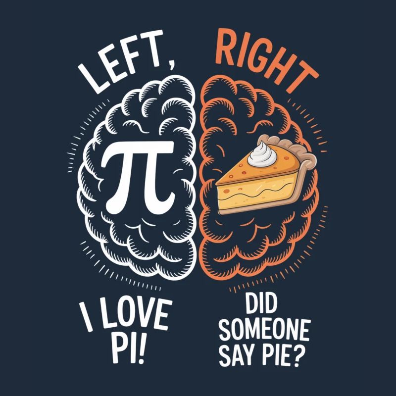 Pi vs Pie: Left Right Brain