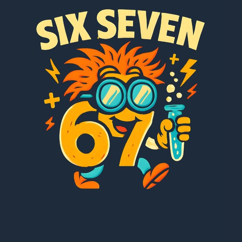 Six Seven 67 Wissenschaft Humor Nerd Geschenkidee