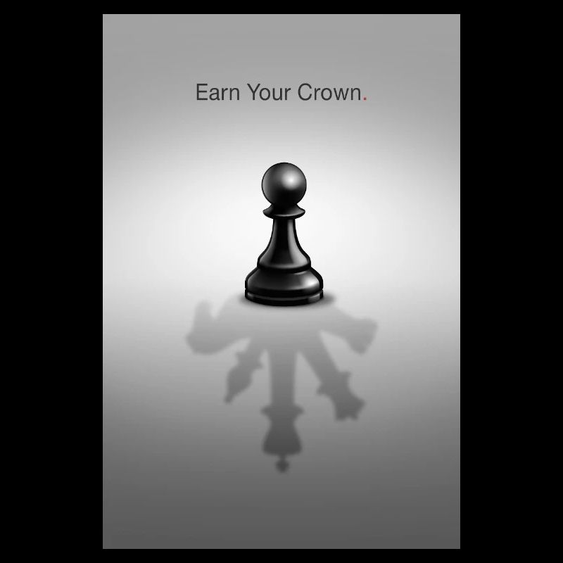 Earn Your Crown Minimal Mindset Design