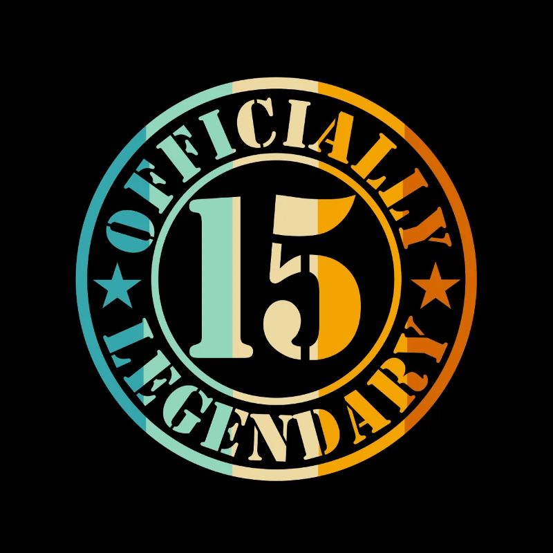 15. Geburtstag Junge Mädchen Legende Level 15
