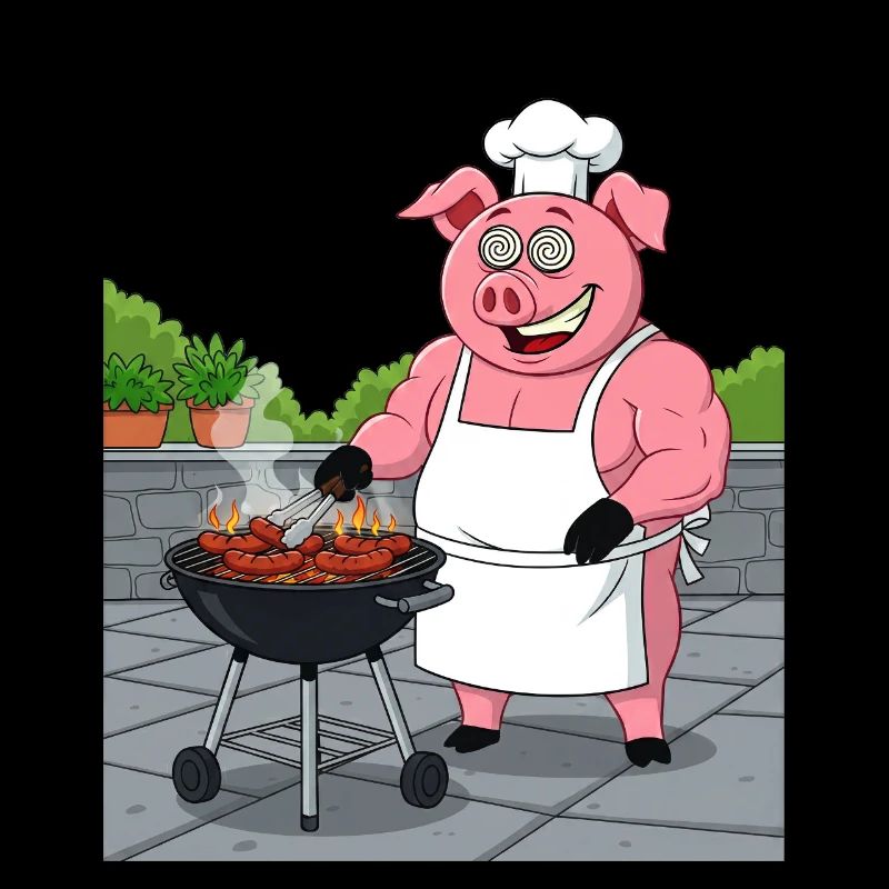 Cochon douillet grillé