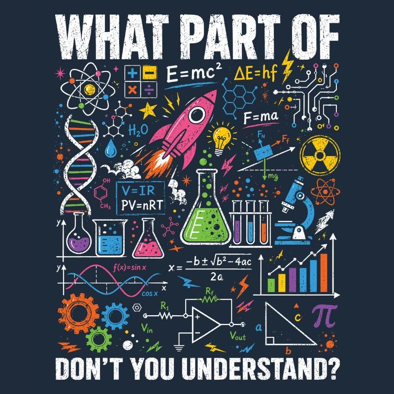 Physics Math Science Saying Shirt