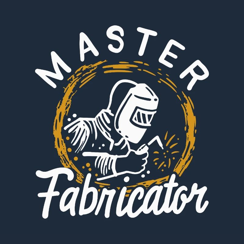 Master Fabricator Welding Graphic Tee Design