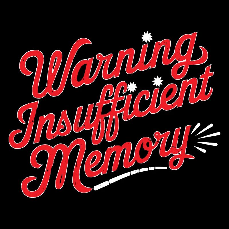 Warning Insufficient Memory 6