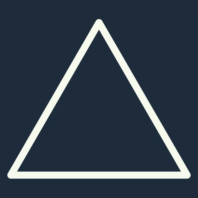 Geometric Shape Triangle Outline