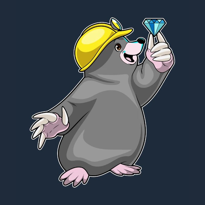 Mole Miner Jewel Mining