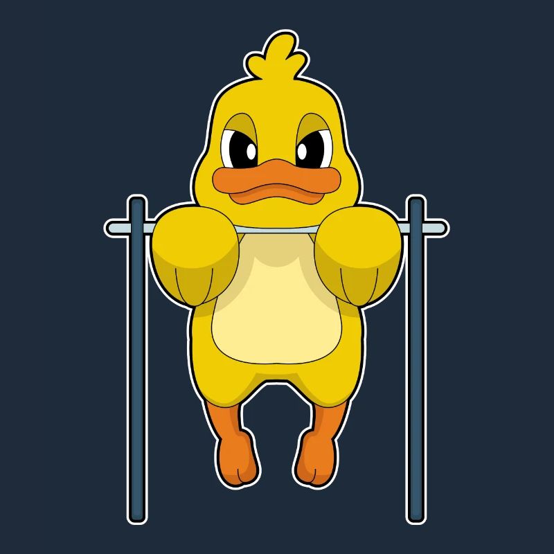 Duck Bodybuilder Pull-ups Bodybuilding