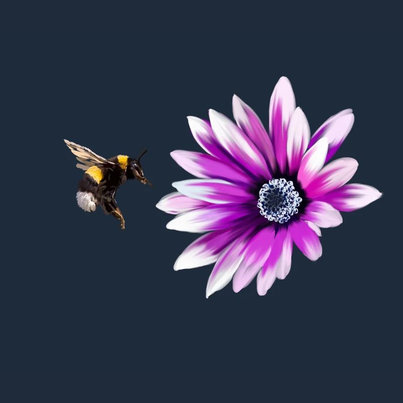 Bumblebee and flower
