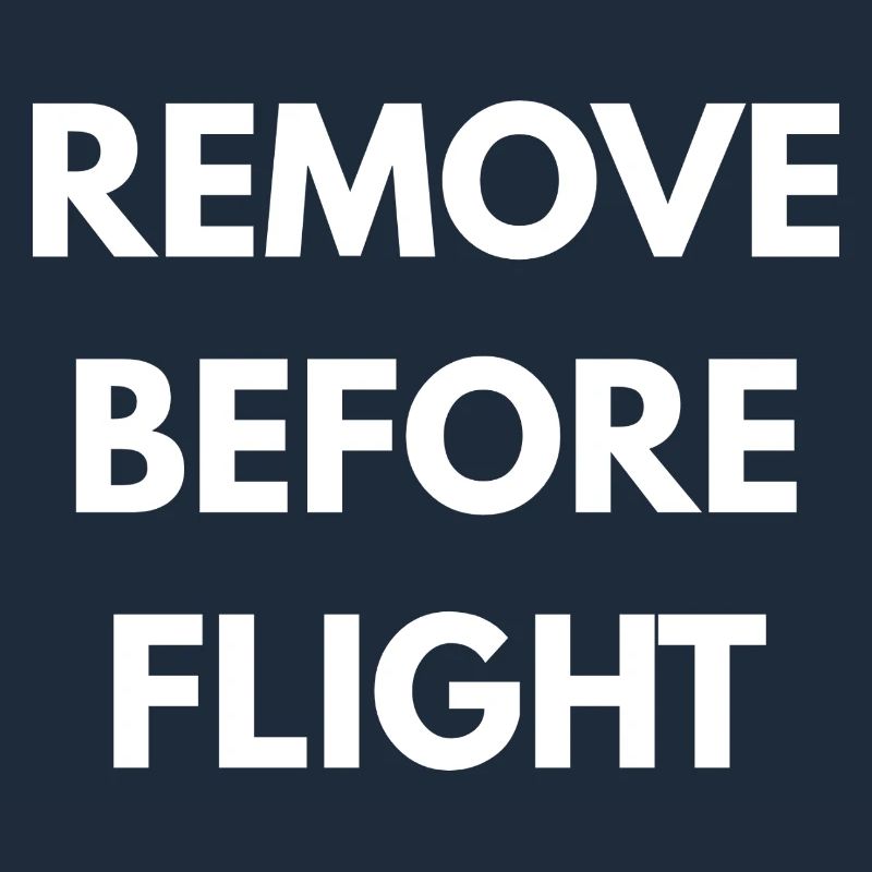 REMOVE BEFORE FLIGHT 