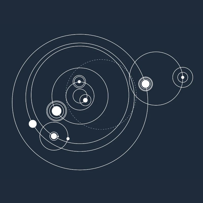 Solar system only (white)