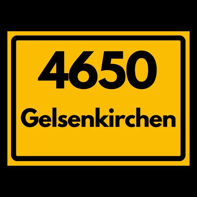 ALTE POSTLEITZAHL PLZ RETRO 4650 GELSENKIRCHEN 