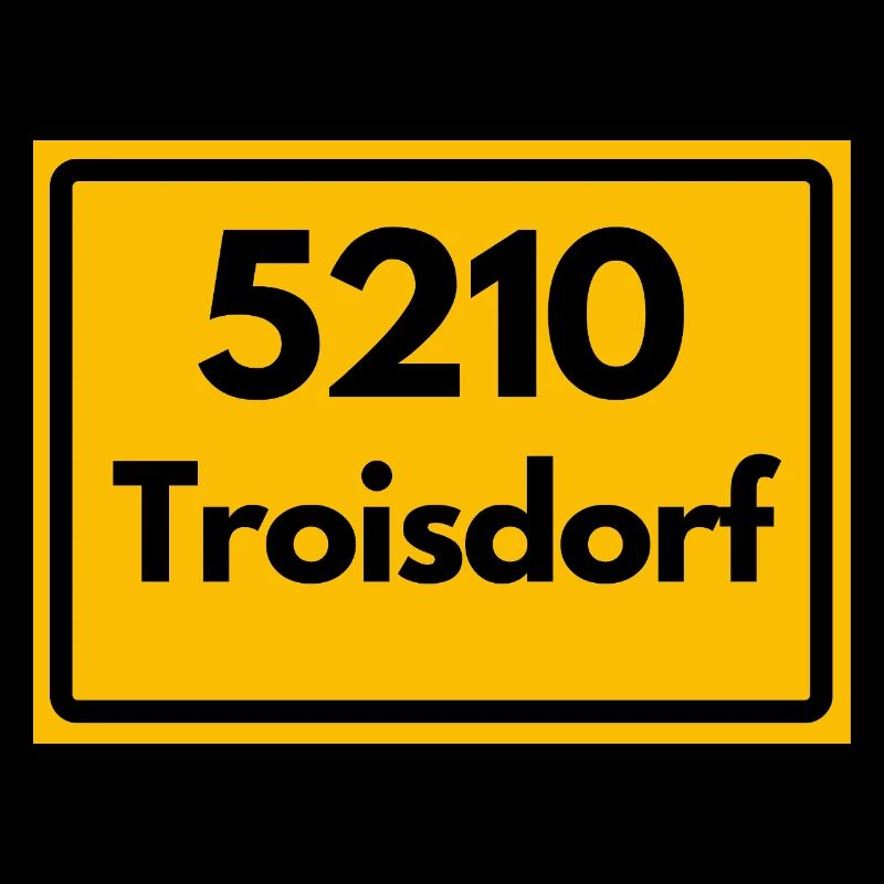 ALTE POSTLEITZAHL PLZ RETRO 5210 TROISDORF