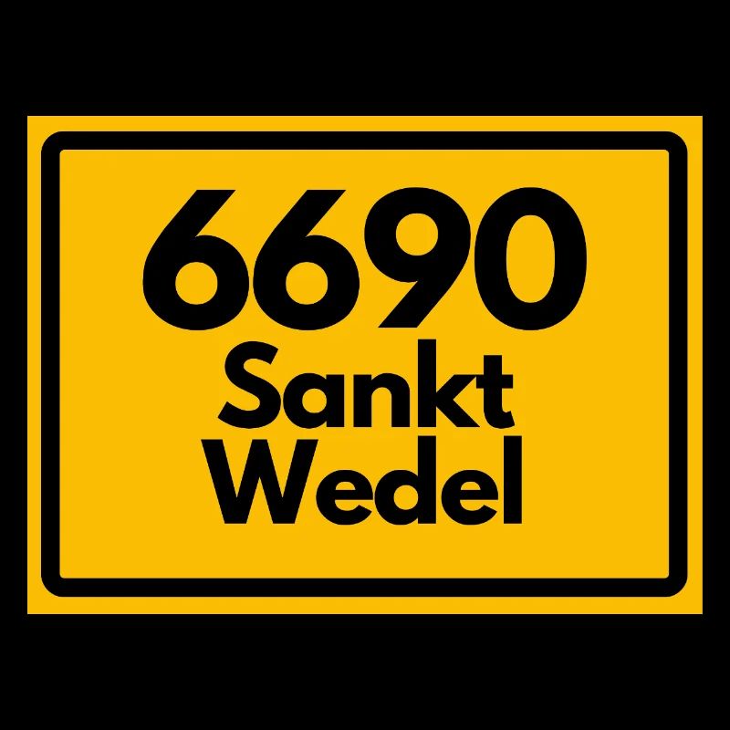 ALTE POSTLEITZAHL PLZ RETRO 6690 SANKT WENDEL HEIM