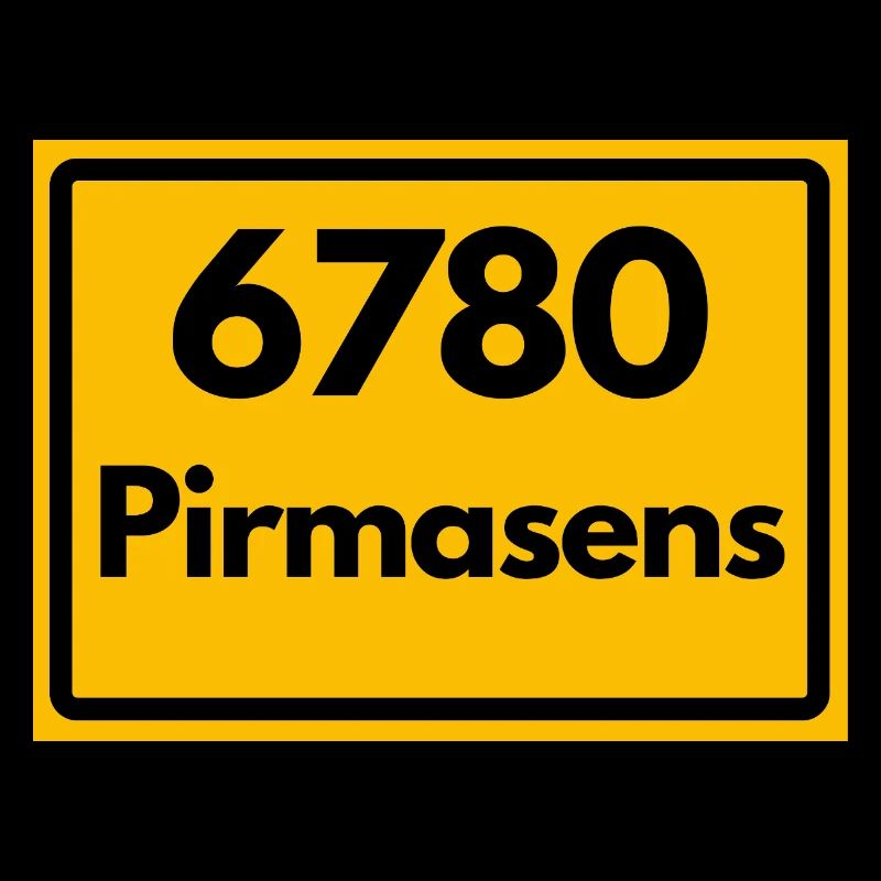 ALTE POSTLEITZAHL PLZ RETRO 6780 PIRMASENS HEIMATS