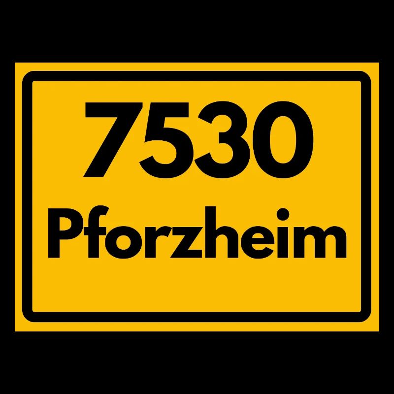 ALTE POSTLEITZAHL RETRO 7530 PFORZHEIM HEIMATSTOLZ