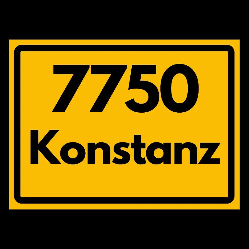ALTE POSTLEITZAHL PLZ RETRO 7750 KONSTANZ HEIMAT
