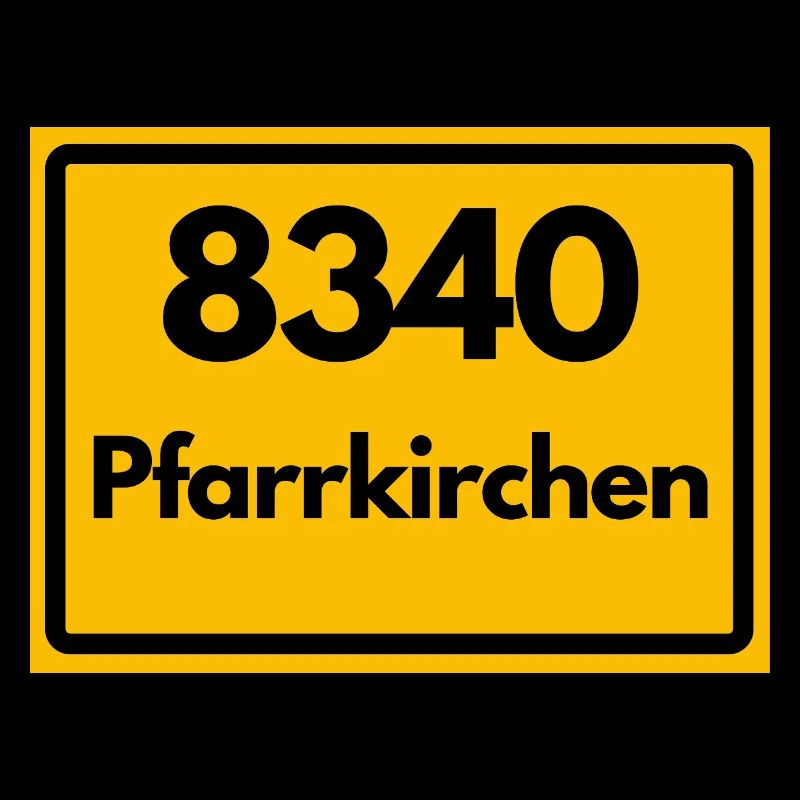 ALTE POSTLEITZAHL PLZ RETRO 8340 PFARRKIRCHEN