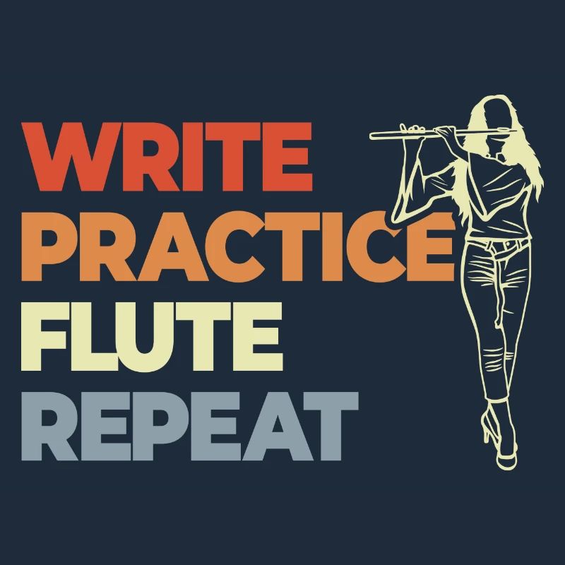 Write Practice Flute Repeat