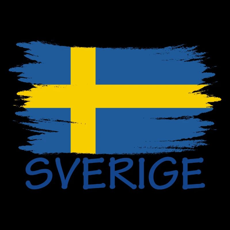 Sverige Suède Suède Conception du drapeau de la Suède