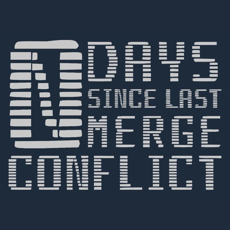 Merge Conflict Software Developer Developer geek