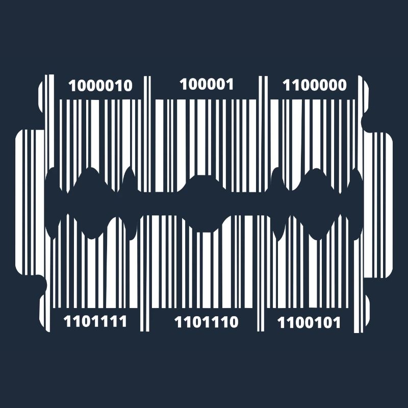 Rasierklinge mit Code