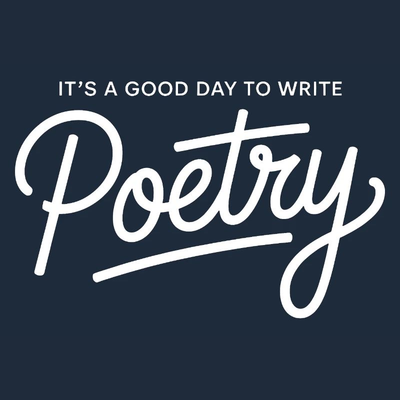 Good Day to Write Poetry Typography