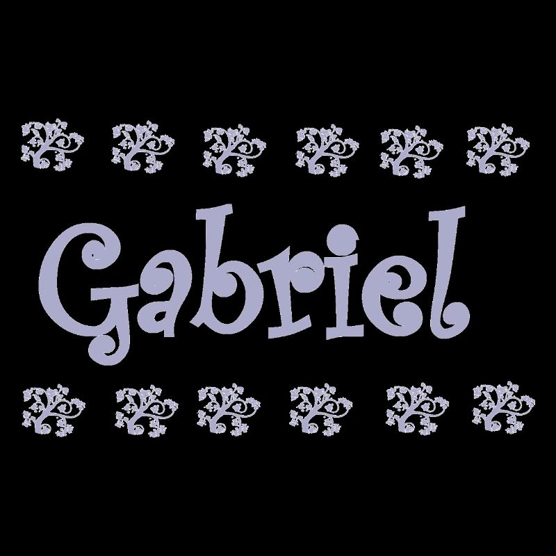 Gabriel Florale Pastel Name Deco