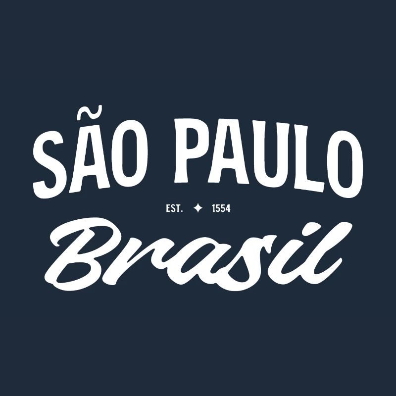 Script rétro de São Paulo Brasil