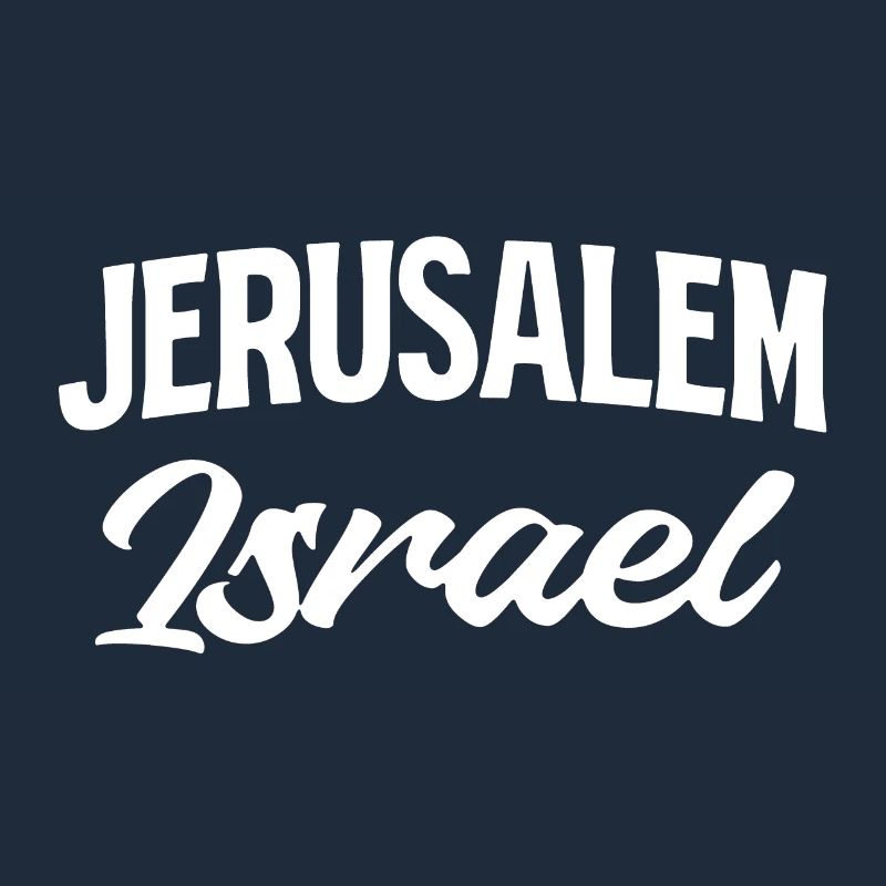 Jerusalem Israel Script Stil