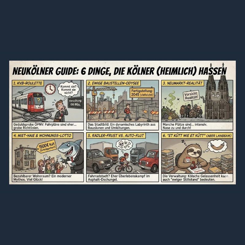 Kölner Guide: 6 Dinge Die Kölner nicht mögen