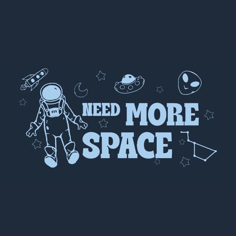 Besoin de plus d’espace – Drôle de proverbe sur l’espace