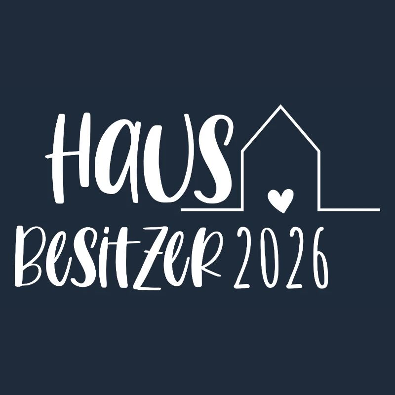 Hausbesitzer 2026 Geschenk Hausbau Eigenheim