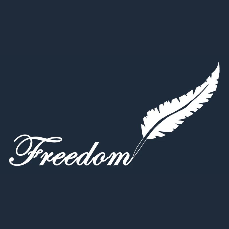 Plume blanche et liberté
