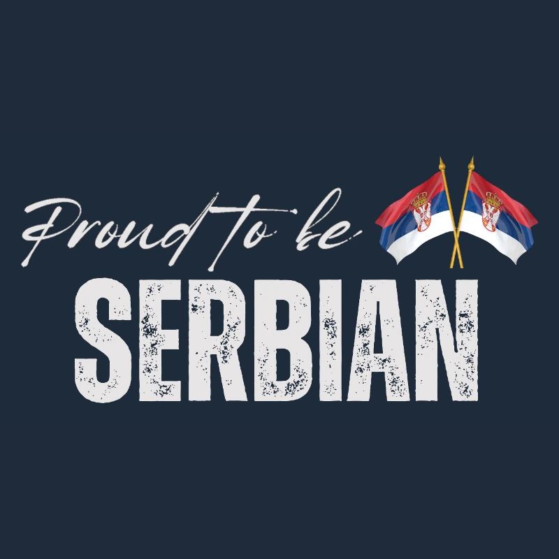 Serbisch stolz, ich liebe Serbien