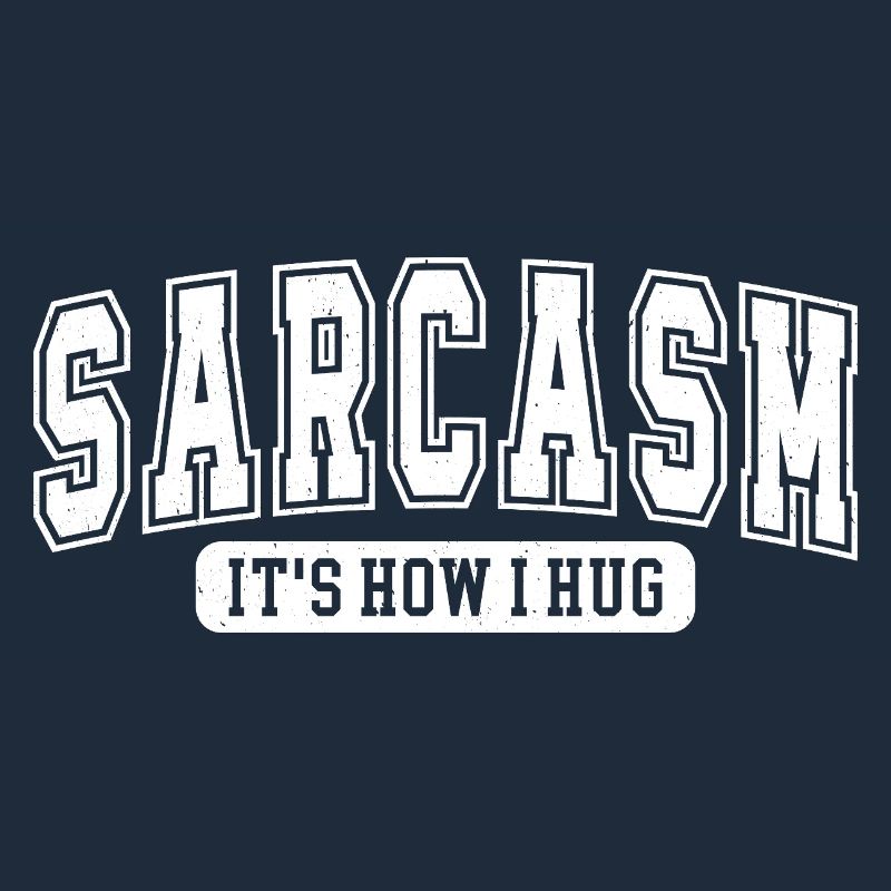 Sarkasmus: So umarme ich Geschenk Spaß Humor Lusti