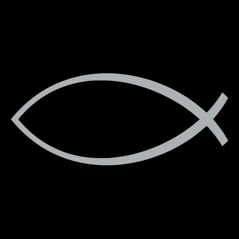 Pesci Ichtus argento