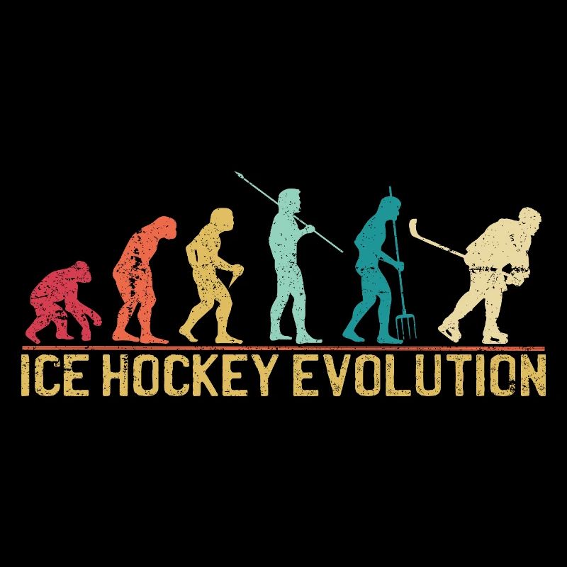 Hockey Evolution Silhouette Design