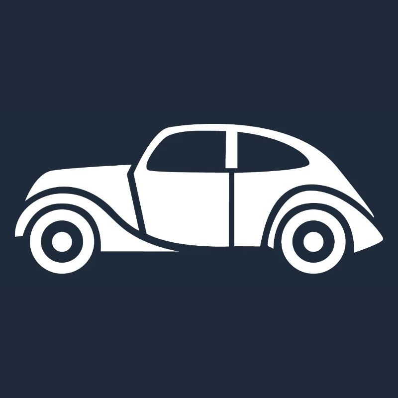Oldtimer Symbol - Auto Klassiker Comic