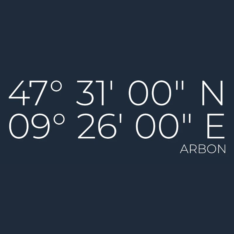 coordinates Arbon Canton of Thurgau